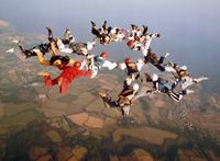 A Skydiving Boogie Over The Gower